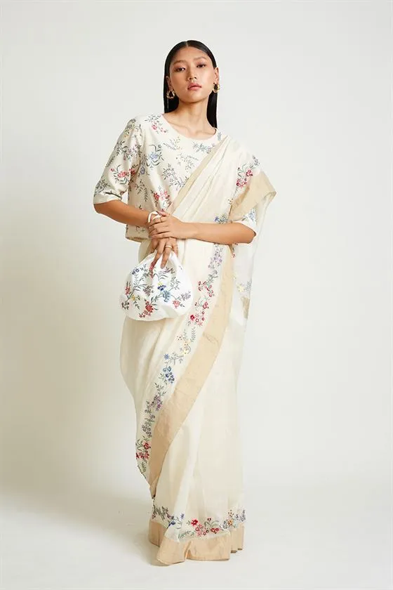 Payal Pratap   -   Rock Garden Euphorbia Embroidered saree
