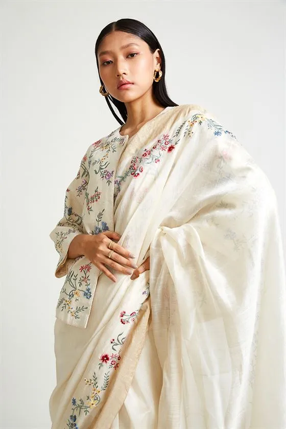 Payal Pratap   -   Rock Garden Euphorbia Embroidered saree