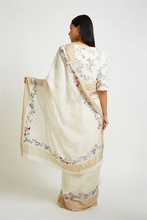 Payal Pratap   -   Rock Garden Euphorbia Embroidered saree