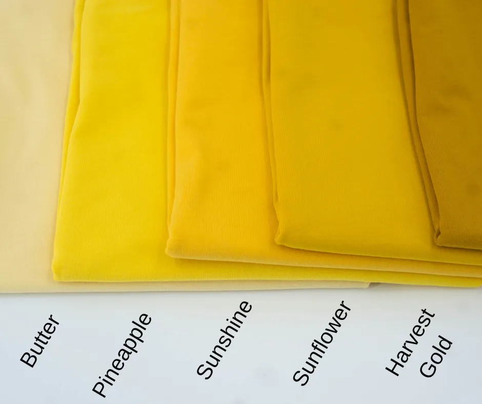 Pineapple - LUXE Solids Jersey Knit - 1/2 Metre