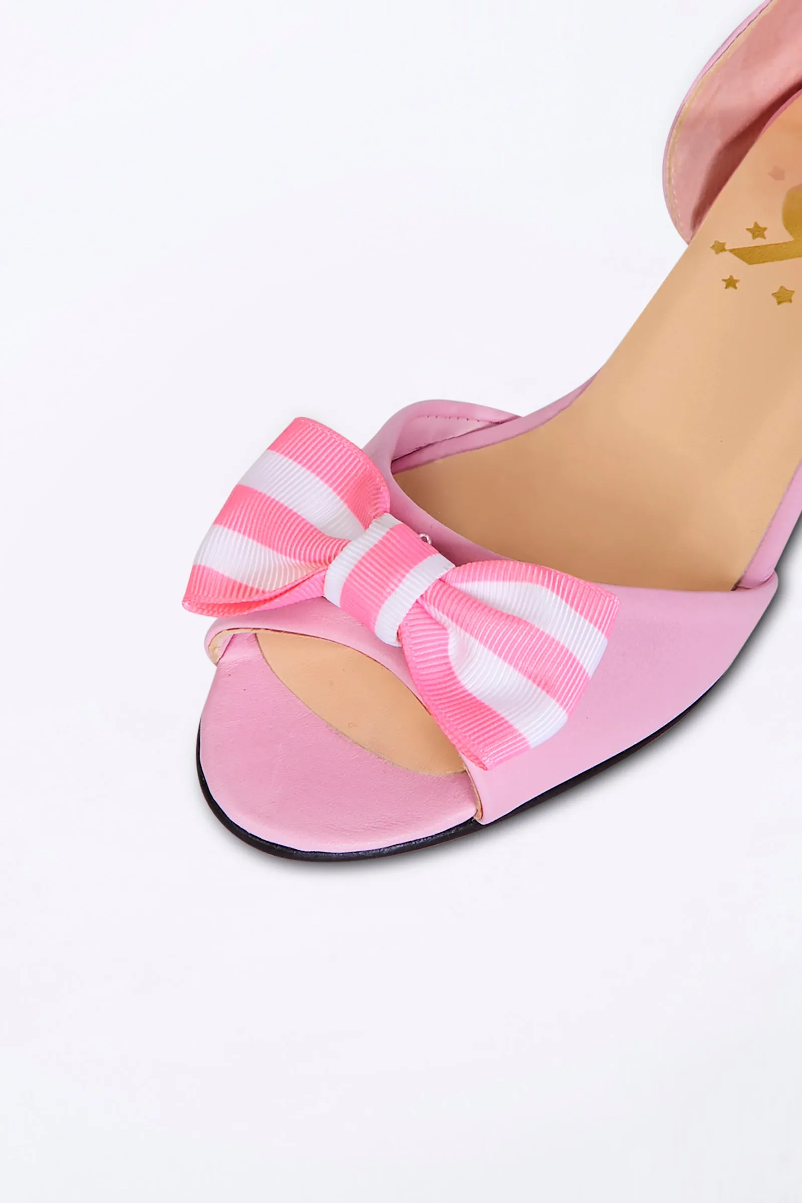 Pink Dancing Heels with Double Pin