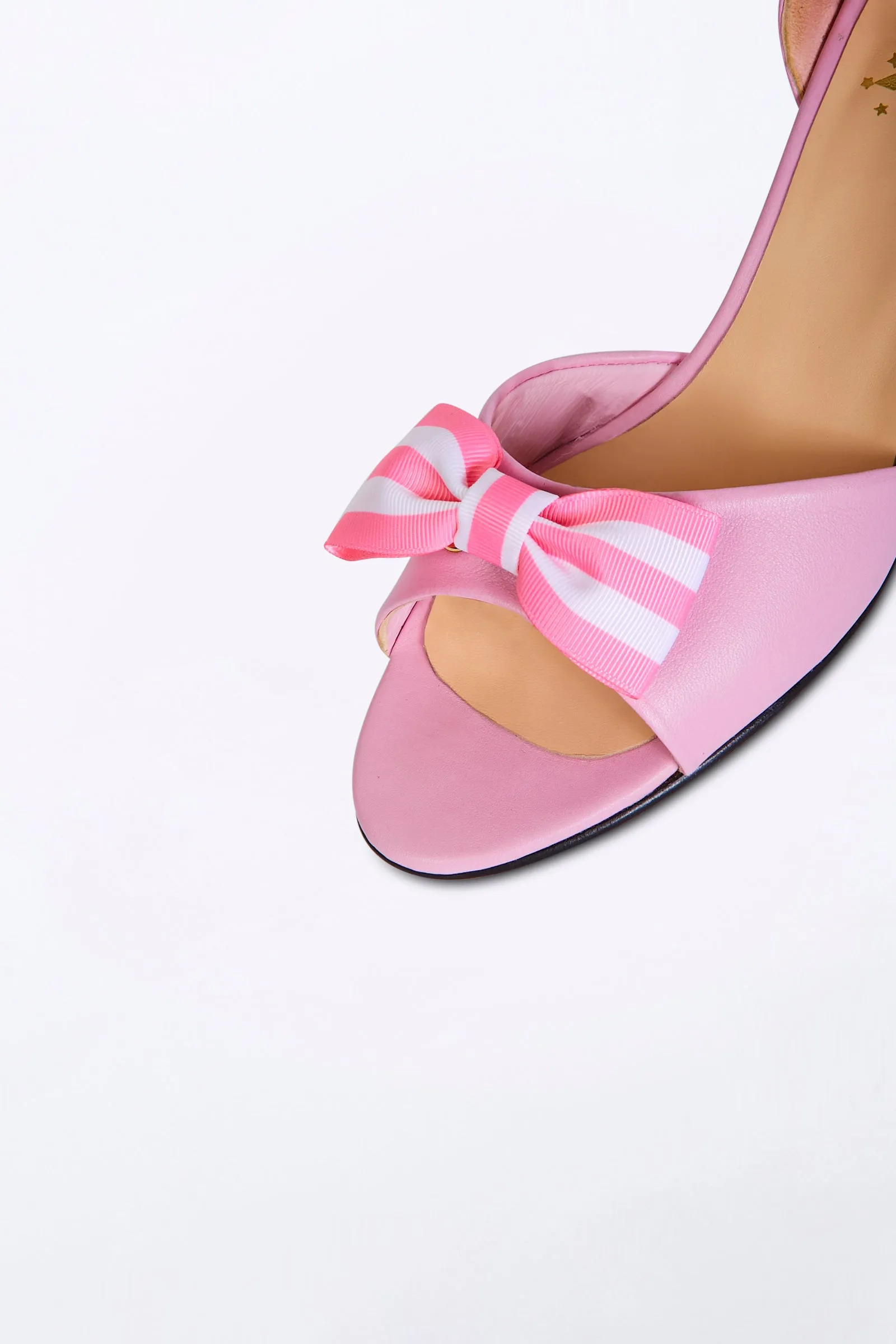 Pink Dancing Heels with Double Pin