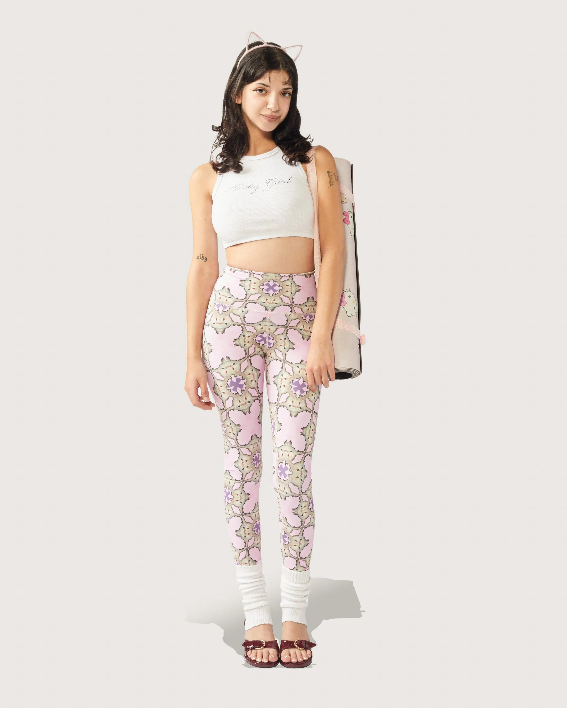 Pink Purrfection Sculpt Leggings