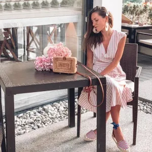 Pink Stripe Delight Dress