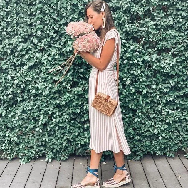 Pink Stripe Delight Dress