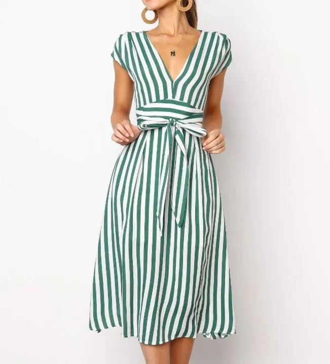 Pink Stripe Delight Dress