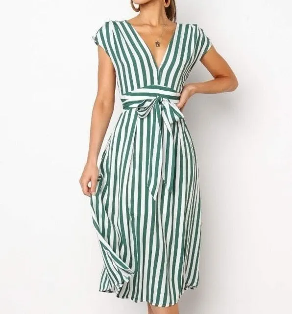 Pink Stripe Delight Dress
