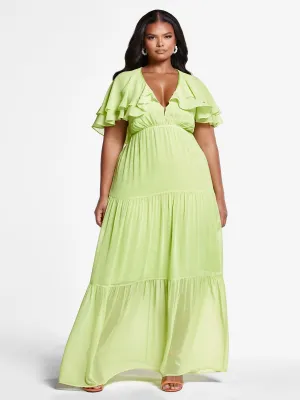 Piper Ruffle Sleeve Maxi Dress