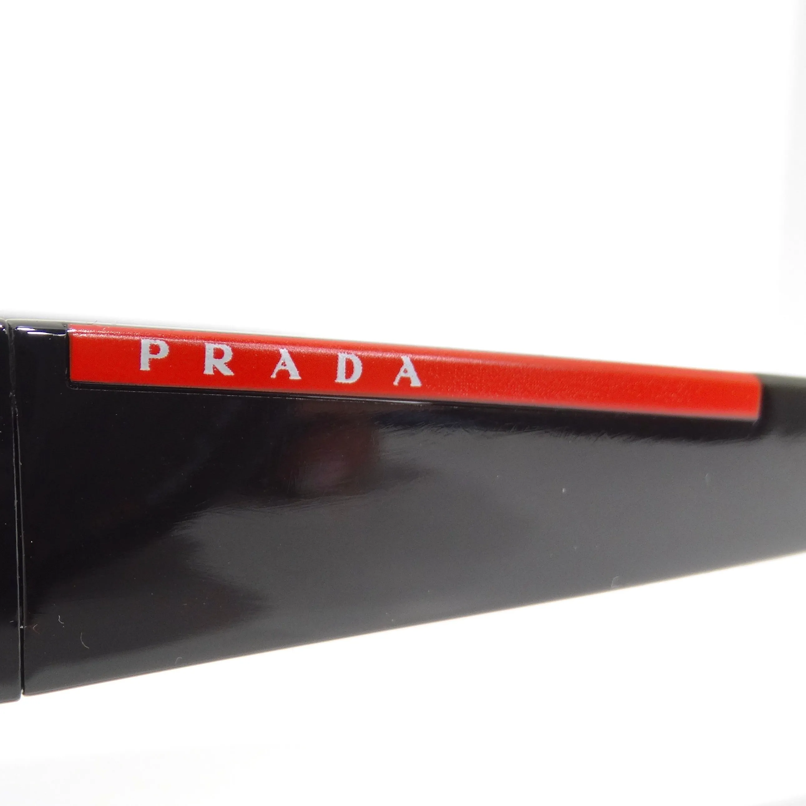 Prada 1990s Silver Tone Shield Sunglasses