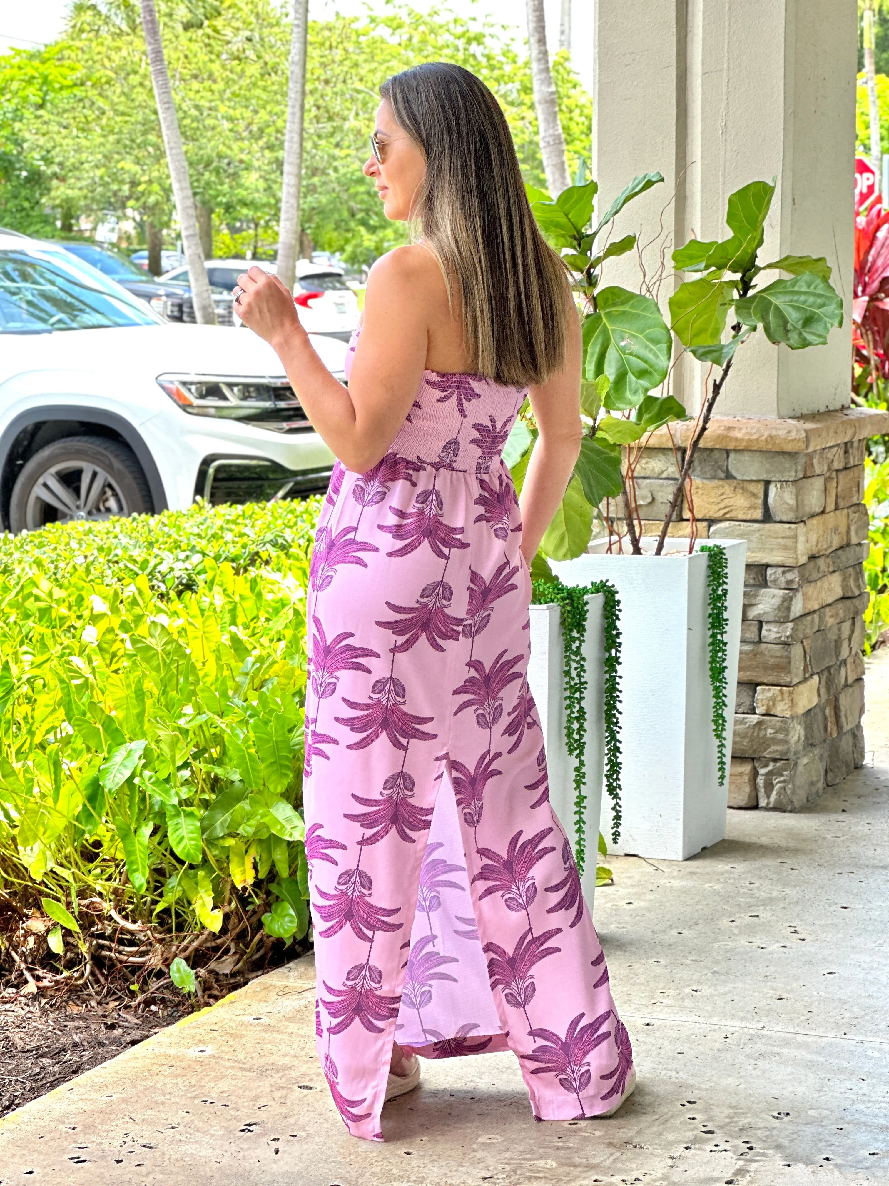 "Mar De Lua" Halter Or Strapless Maxi Dress