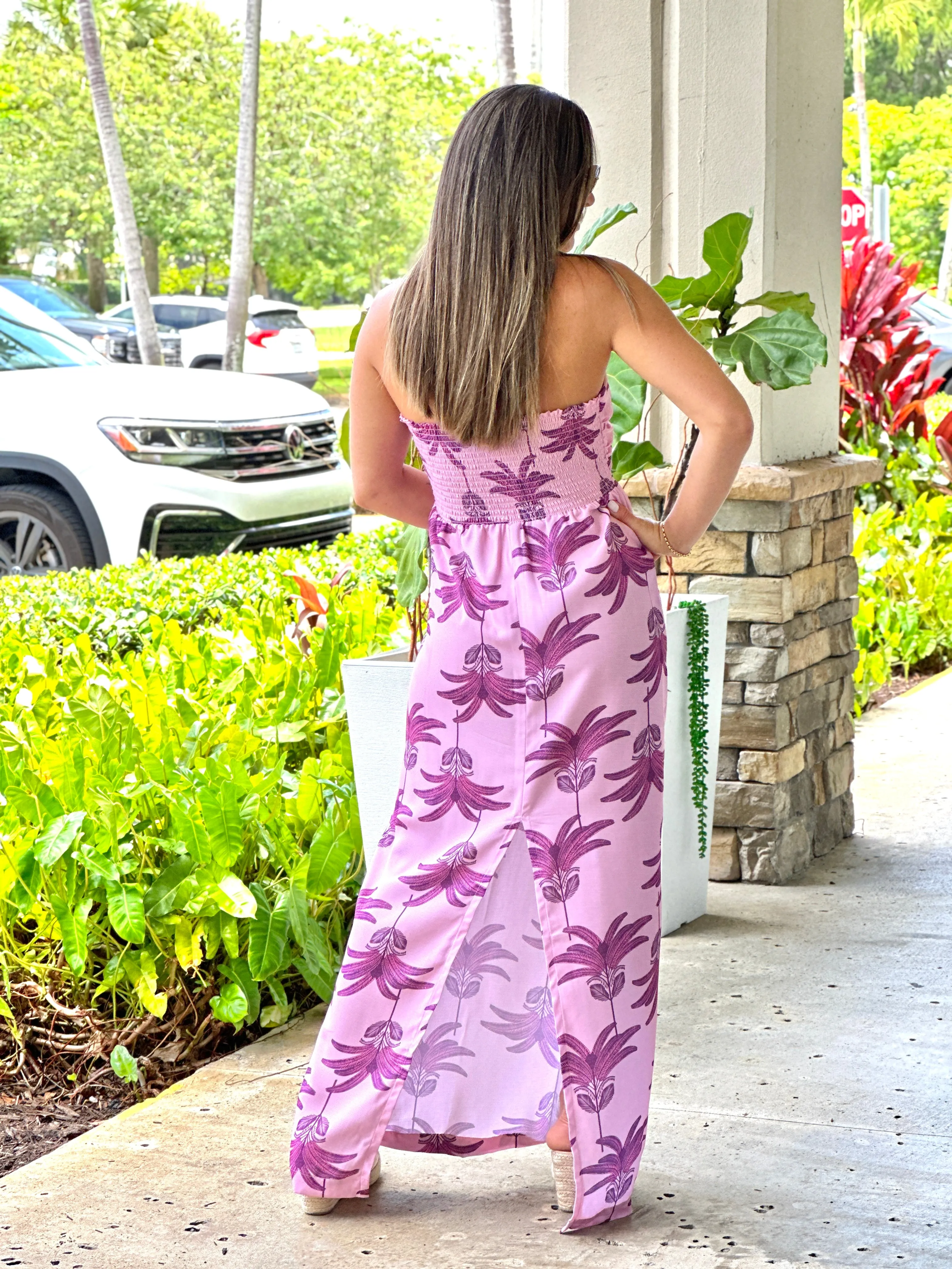 "Mar De Lua" Halter Or Strapless Maxi Dress