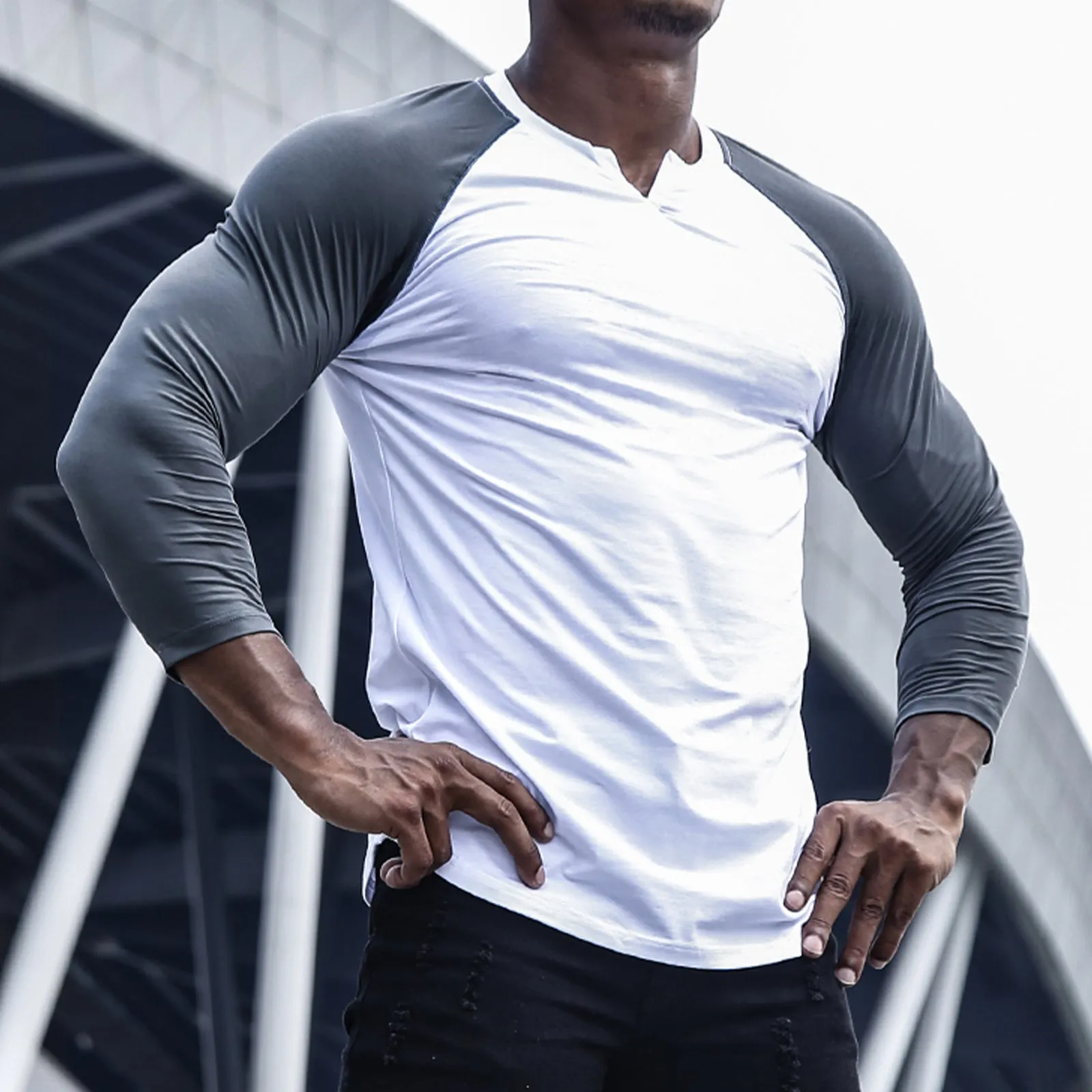 RAGLAN 3/4 LENGTH SLEEVE SP220907QKEGHENLEY SHIRT