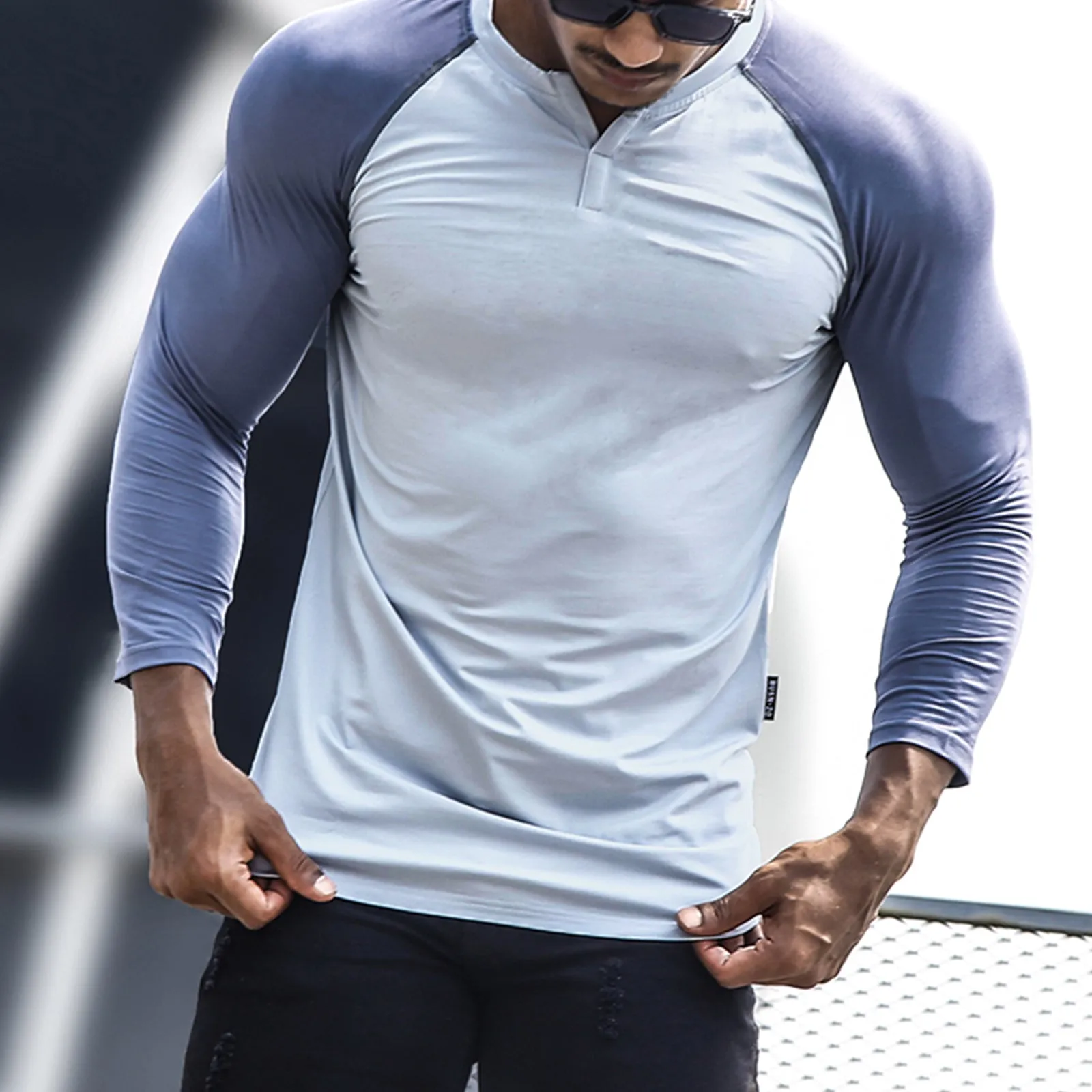 RAGLAN 3/4 LENGTH SLEEVE SP220907QKEGHENLEY SHIRT