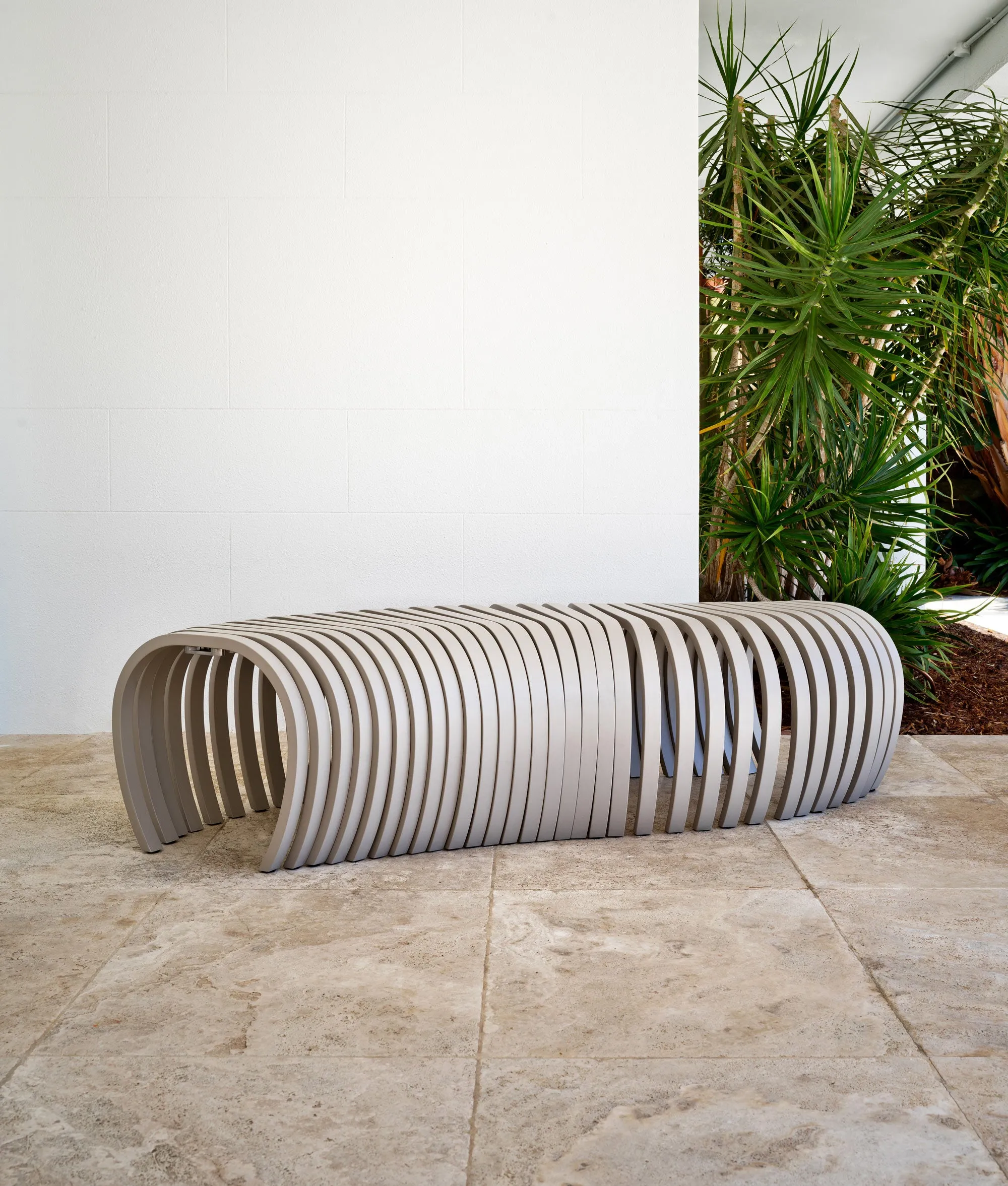 Ribs Bench Outdoor