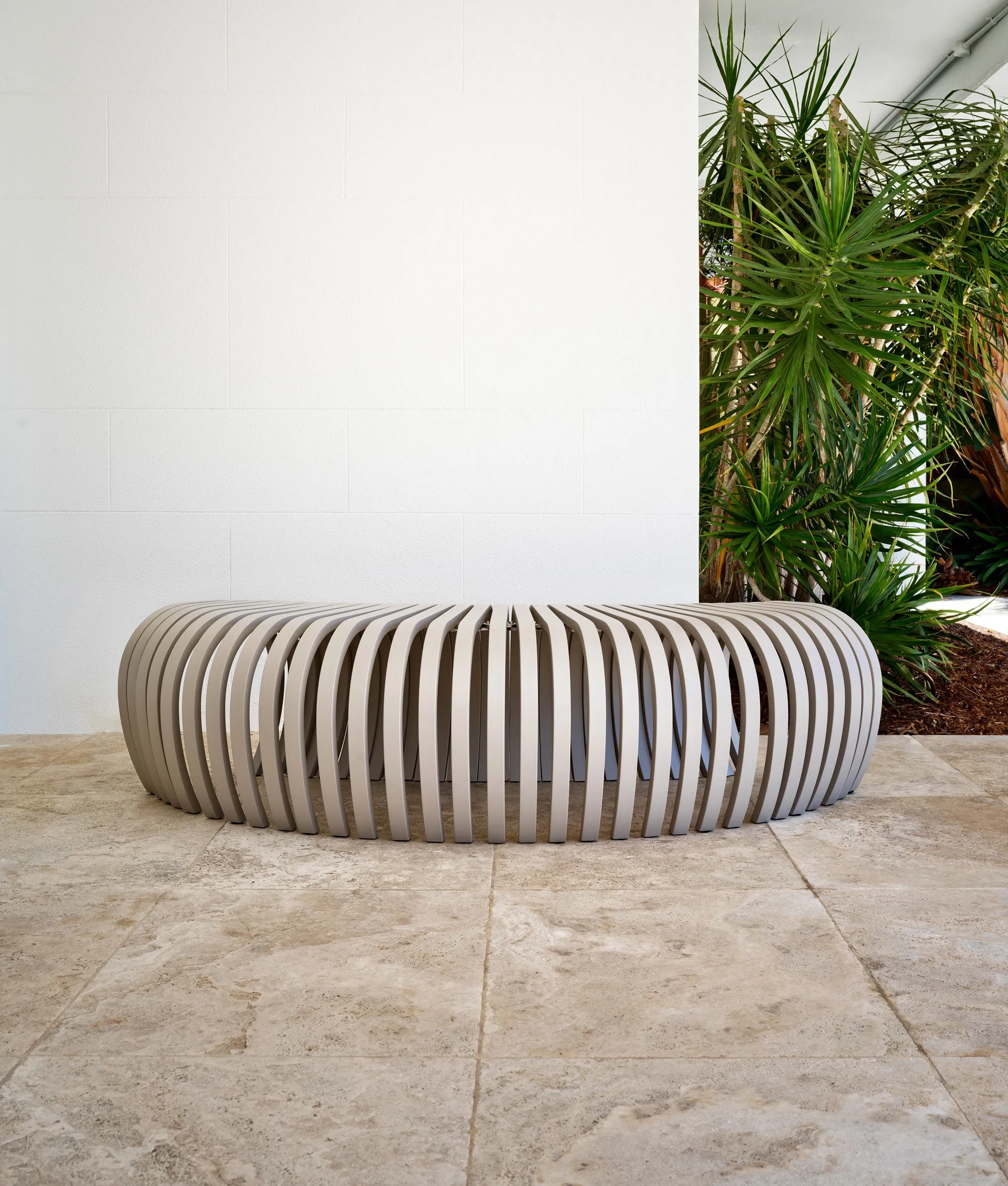 Ribs Bench Outdoor