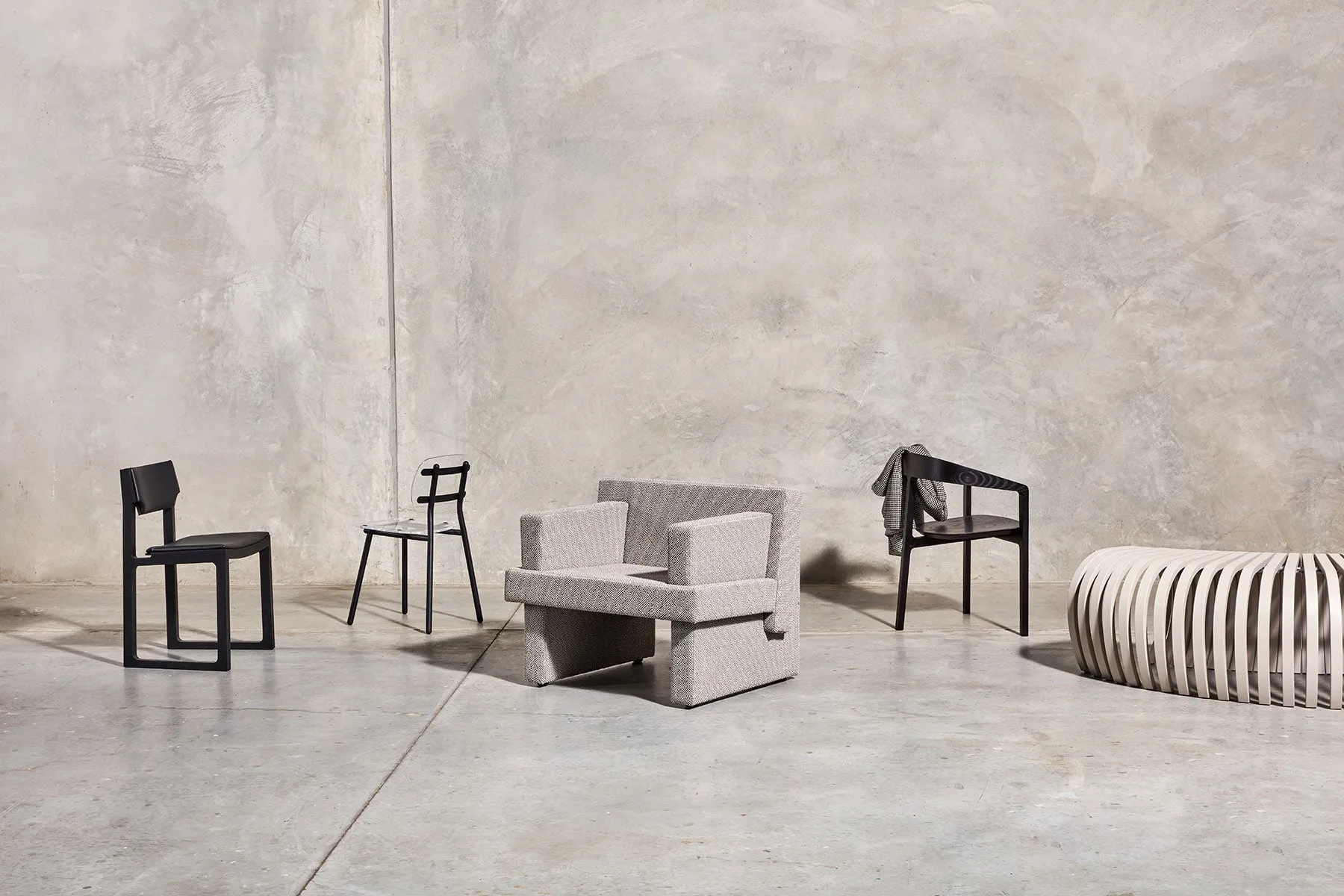 Ribs Bench Outdoor