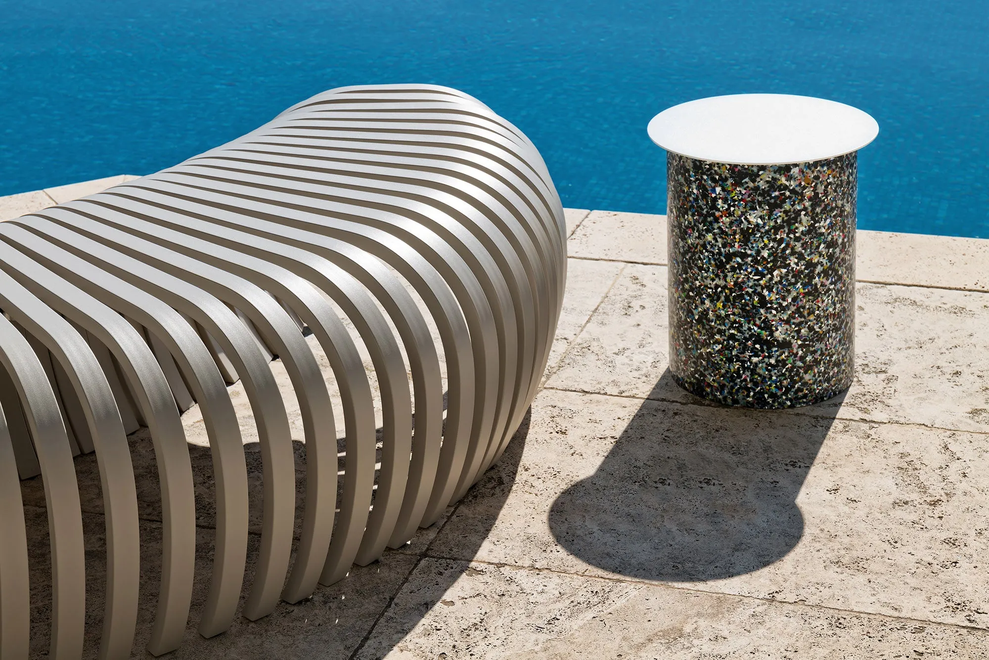 Ribs Bench Outdoor