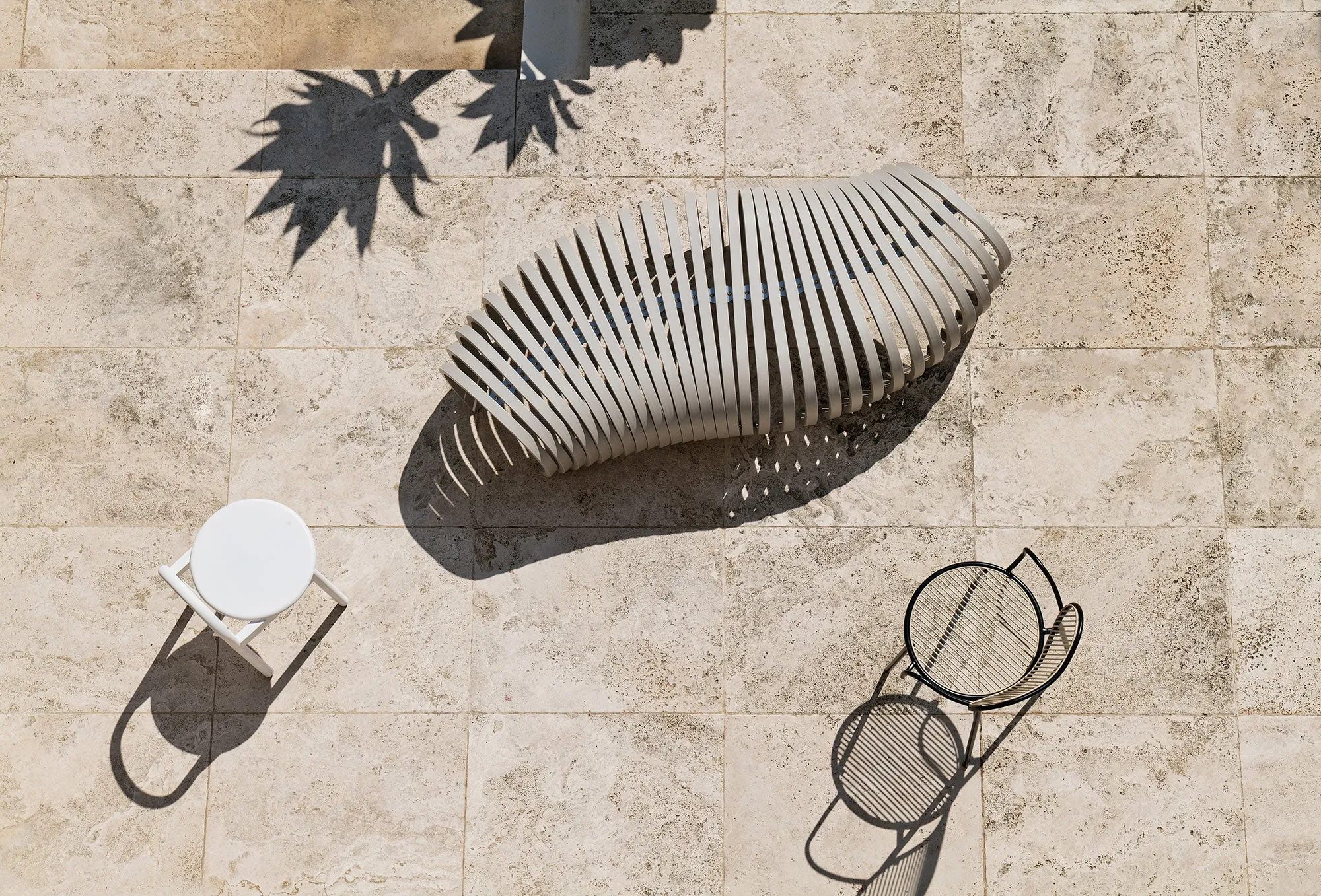 Ribs Bench Outdoor