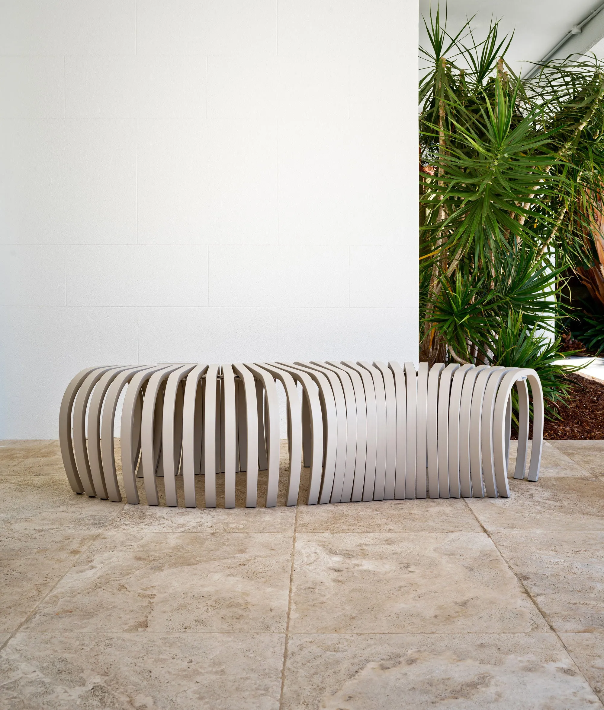 Ribs Bench Outdoor