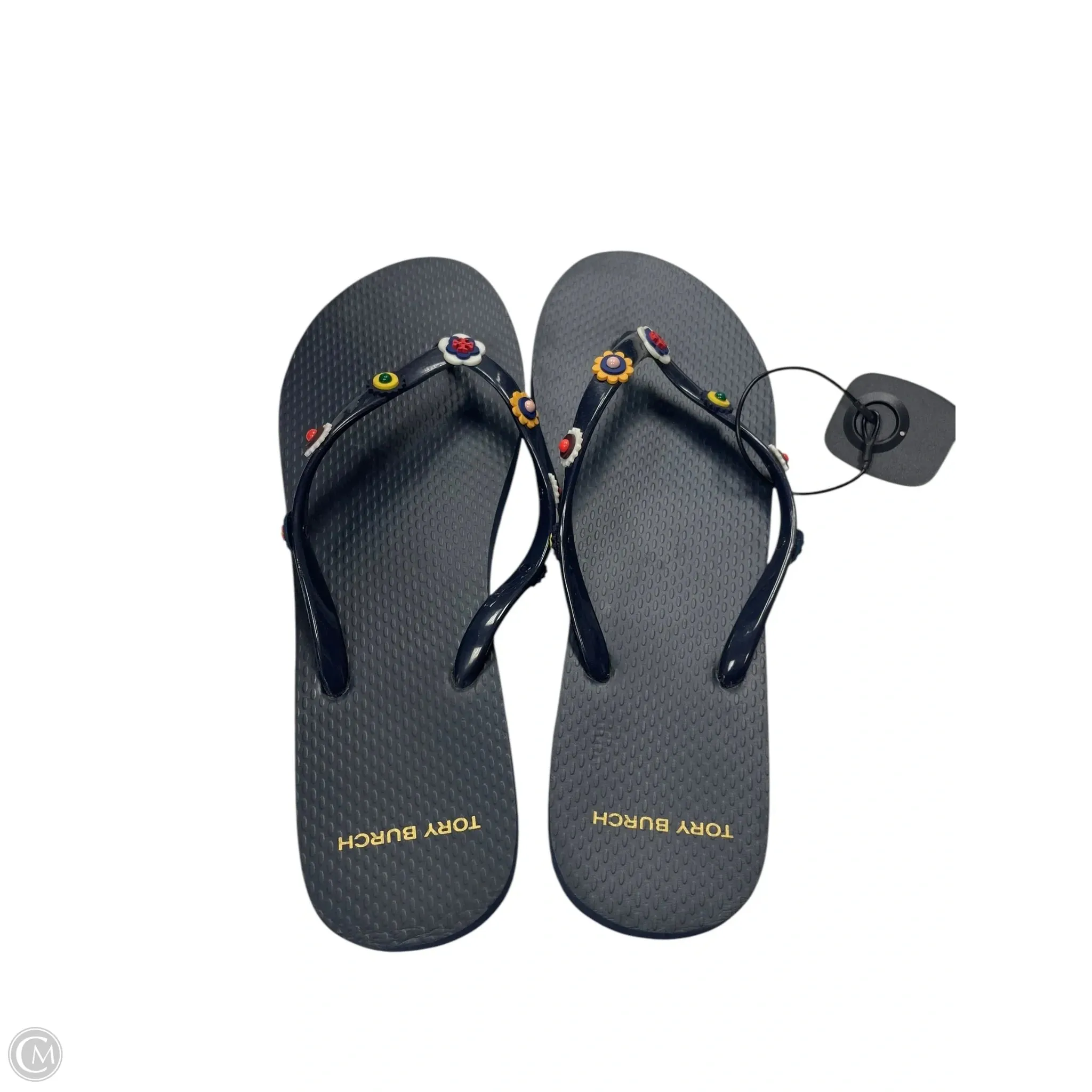 Sandals Designer By Tory Burch In Blue, Size: 9
