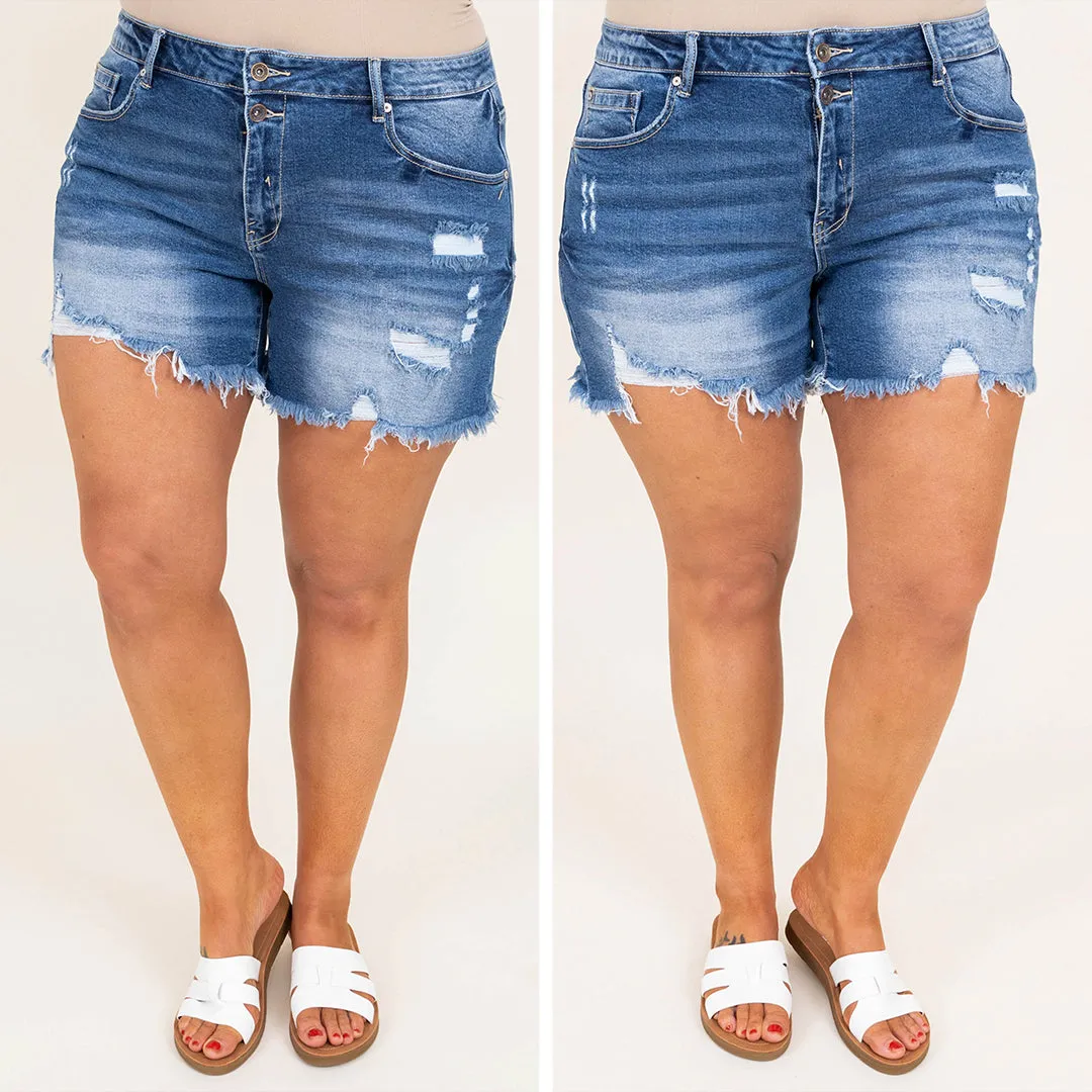 Sapphire Nights Shorts, Medium Dark