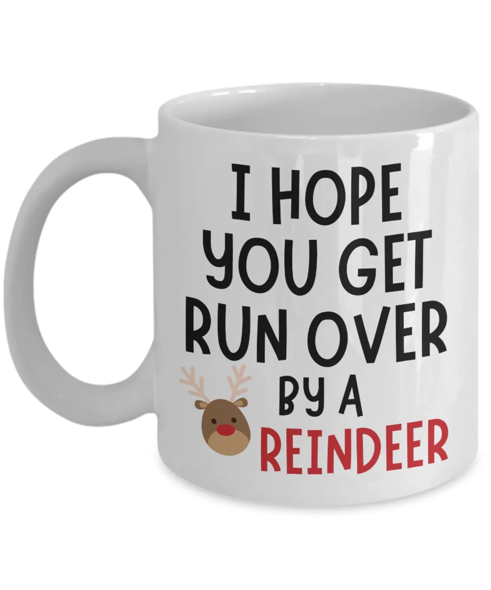 Sassy Mug, Sarcastic Christmas Mug, Inappropriate Mug, Hot Chocolate Mug, Funny Gift for Coworker