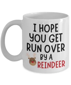 Sassy Mug, Sarcastic Christmas Mug, Inappropriate Mug, Hot Chocolate Mug, Funny Gift for Coworker