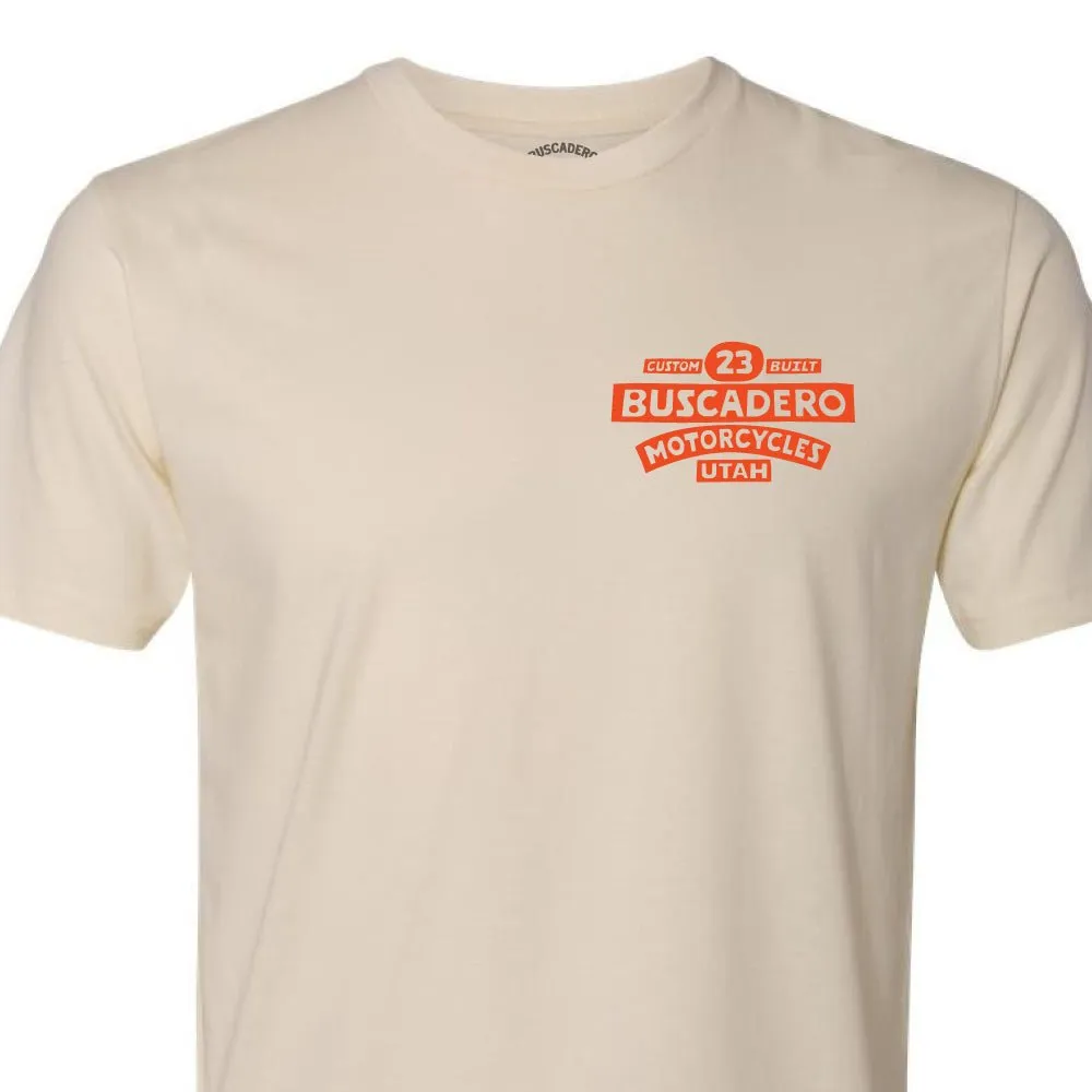 'Shield' Natural Short Sleeve T shirt