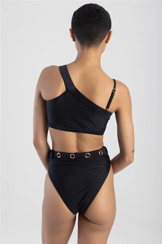Sissyboy Ladies Highwaist Bikini Bottom Black