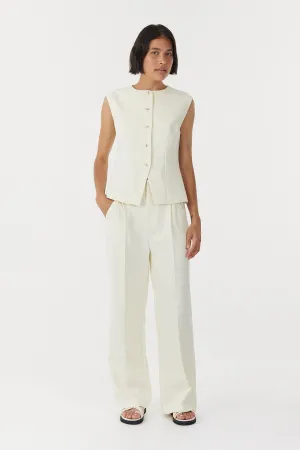 SKYLINE TAILORED BODICE | WARM WHITE