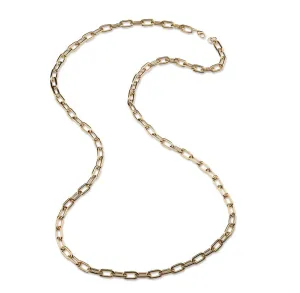 Sovereign series Fashion Mood 130cm chain ring 10x20mm gilded bronze j6058