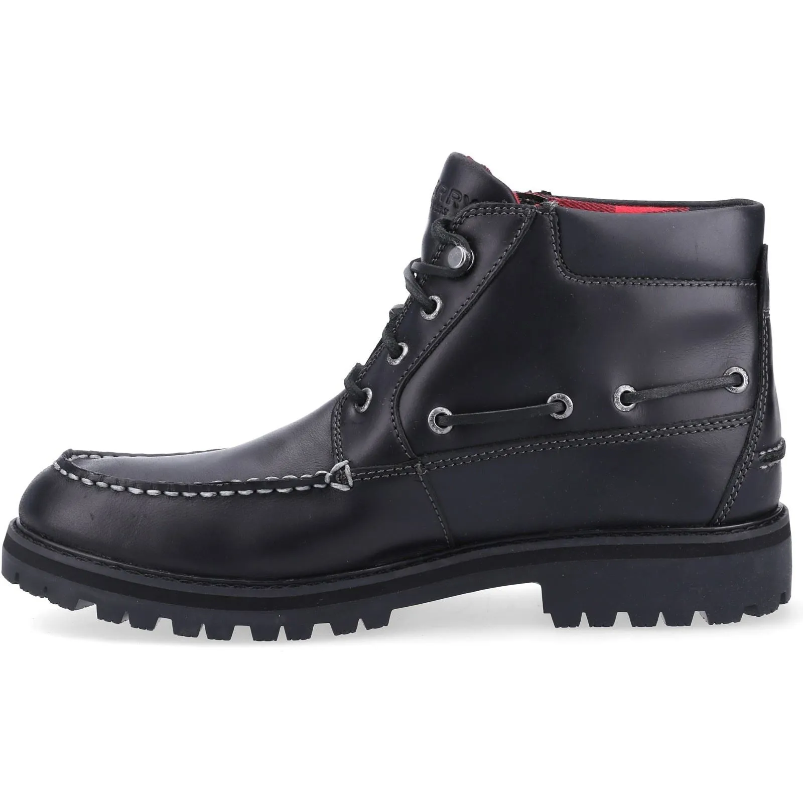 Sperry Authentic Original Lug Chukka Leather Men's Black Boots