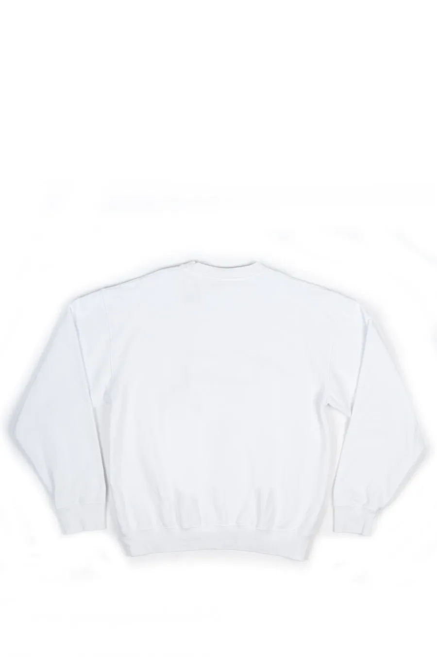 SPORTY AND RICH FUN LOGO CREWNECK WHITE