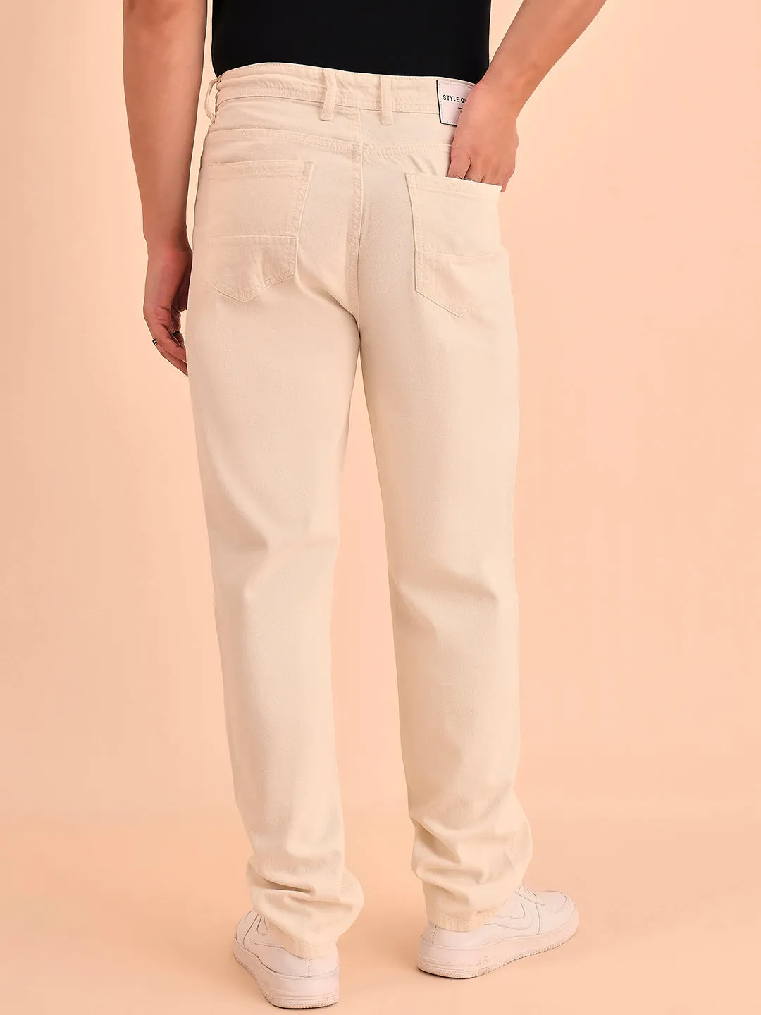 Style Quotient Men Relaxed Fit High Rise Cotton Jeans
