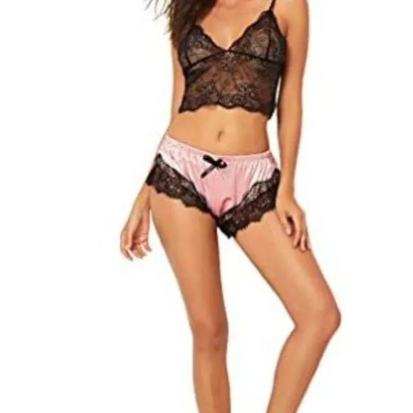 SweatyRocks Women's Lace Lingerie Pajama Set.