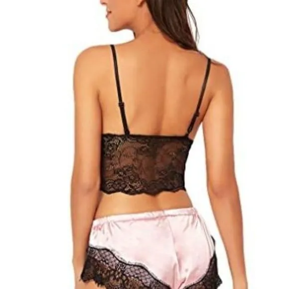 SweatyRocks Women's Lace Lingerie Pajama Set.