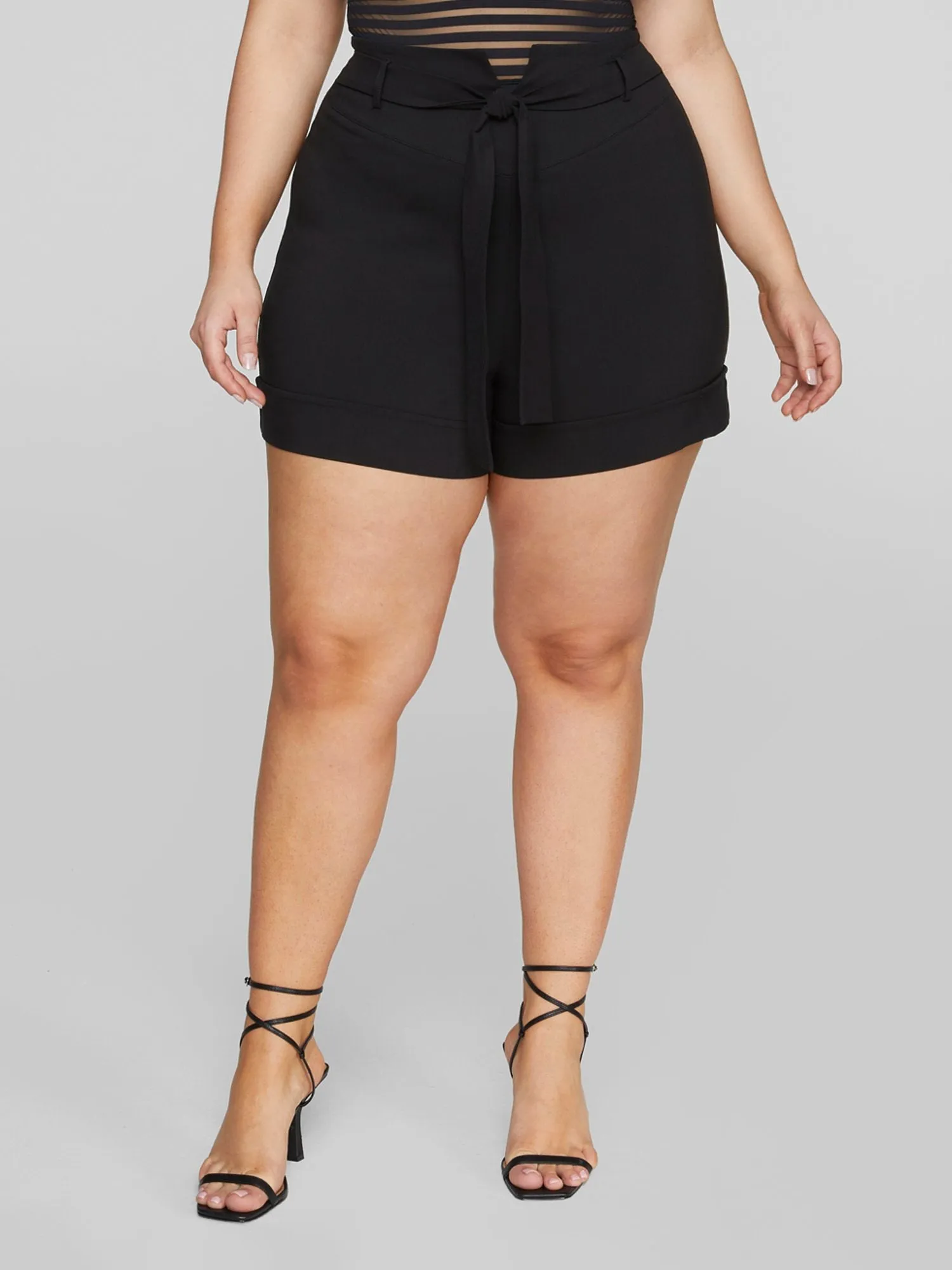 The City Short Shorts with Tie Waist