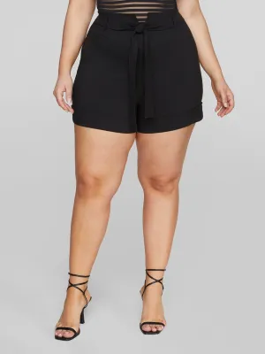 The City Short Shorts with Tie Waist