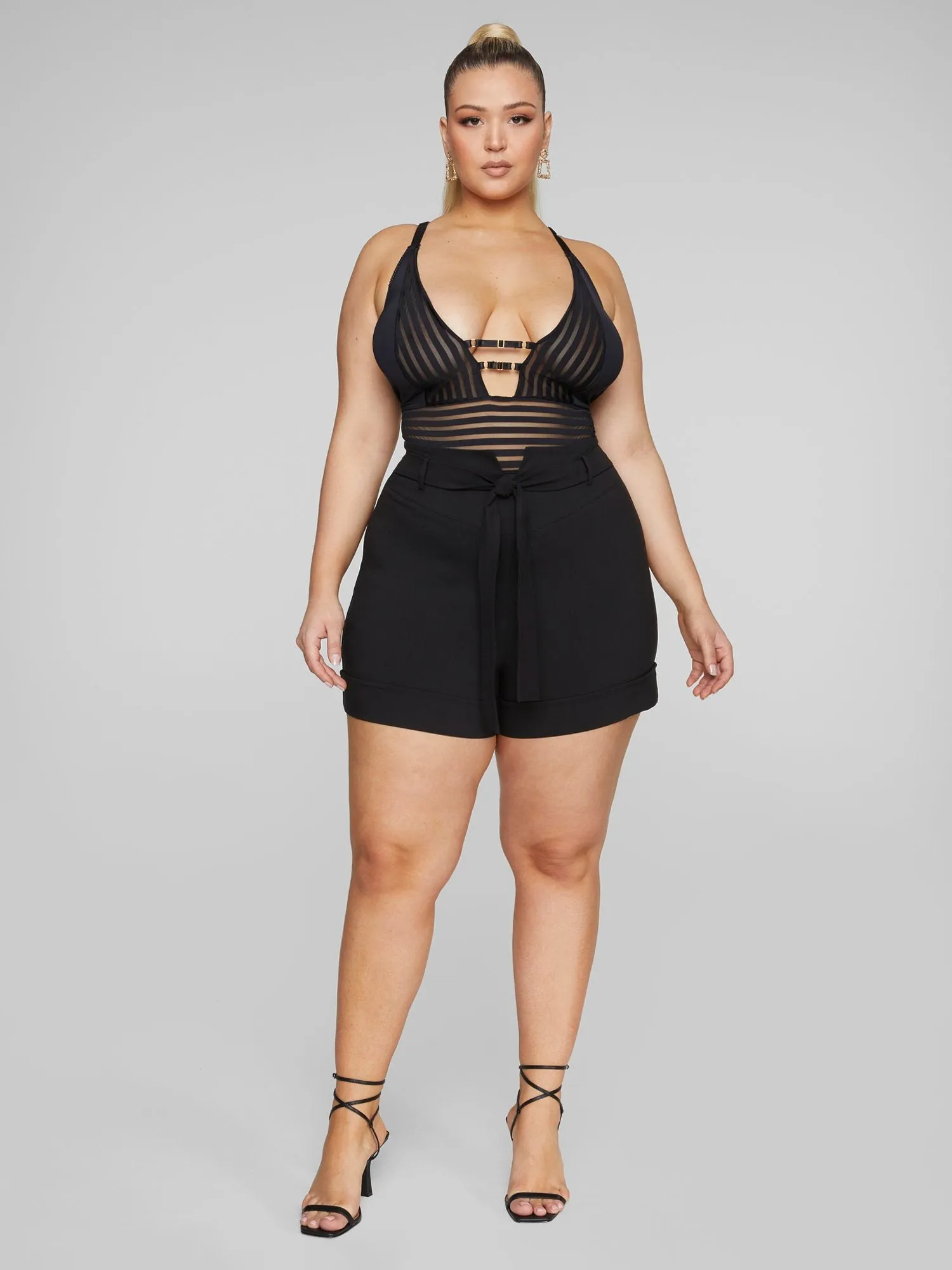 The City Short Shorts with Tie Waist