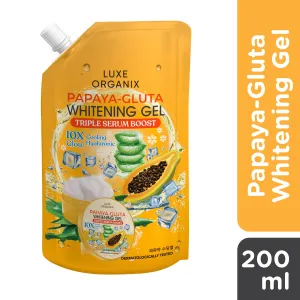 The Luxe Organix Papaya-Gluta Whitening Gel 200ml