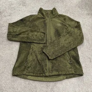 The North Face Osito Fleece Jacket Womens Medium GreenFull Zip Outdoor Hiking