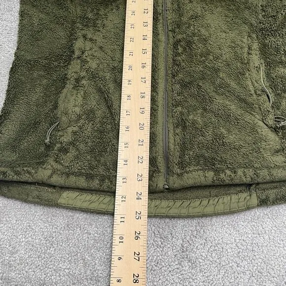 The North Face Osito Fleece Jacket Womens Medium GreenFull Zip Outdoor Hiking