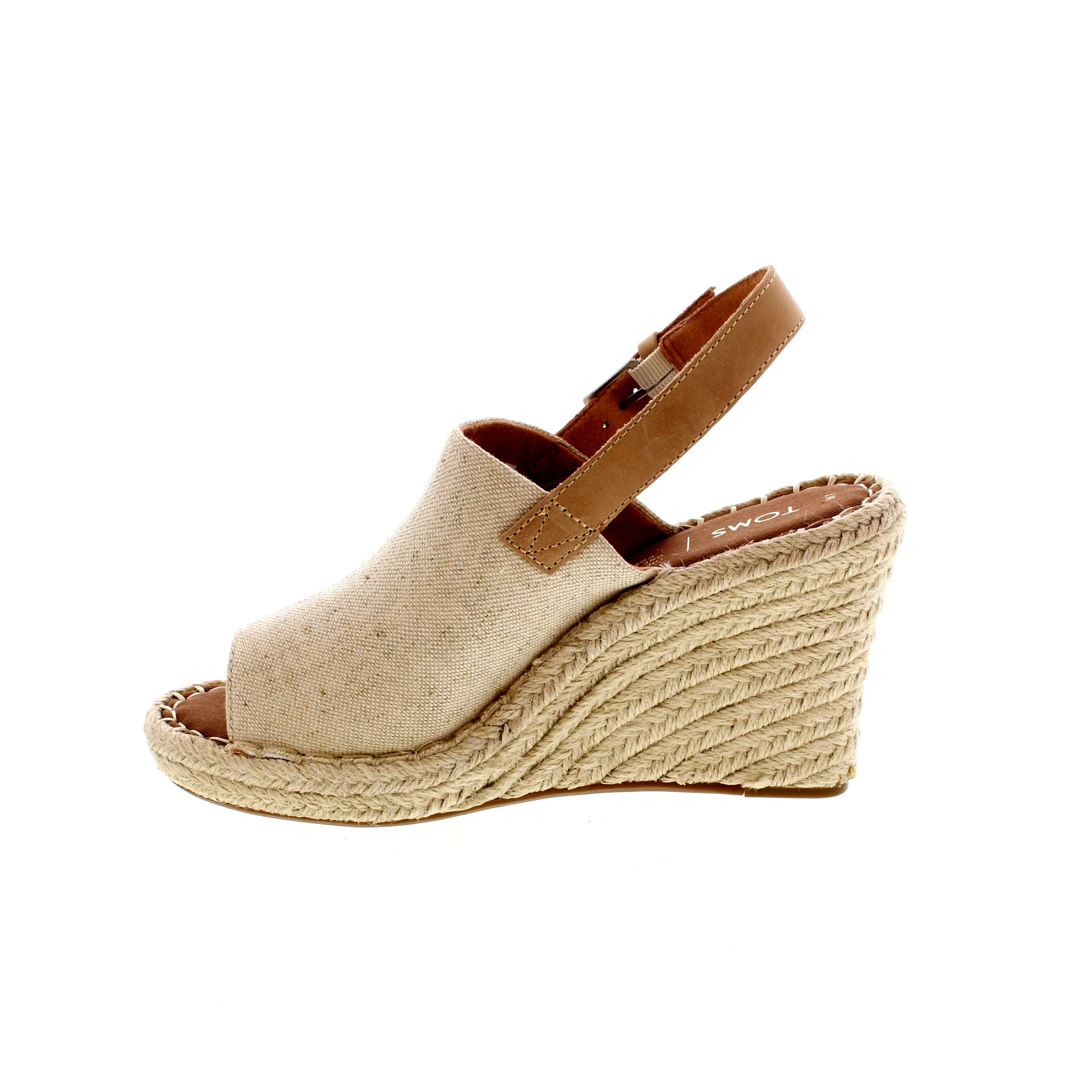 Toms Monica Wedge Sandal 10011843 - Beige