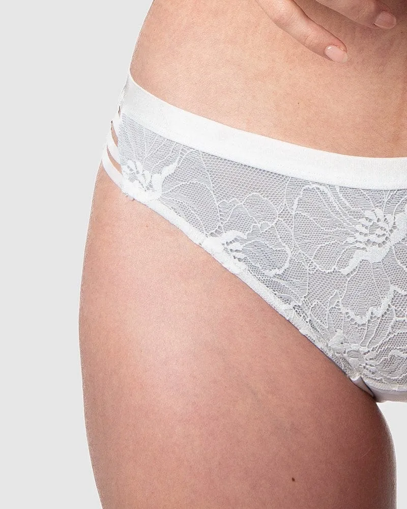 True Luxe Bikini Brief - White
