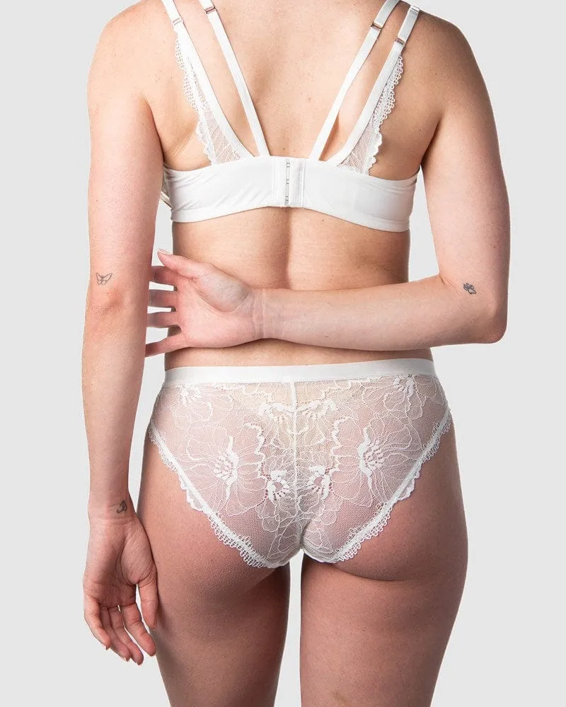 True Luxe Bikini Brief - White