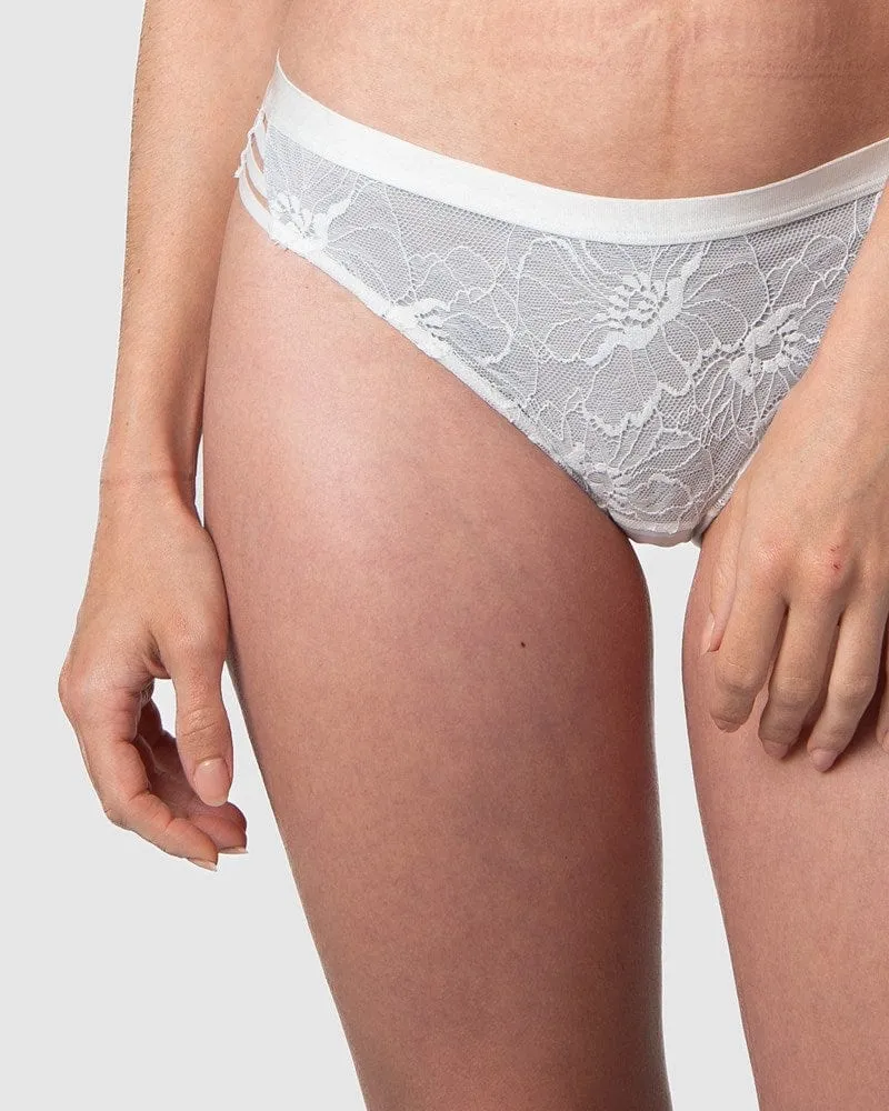 True Luxe Bikini Brief - White