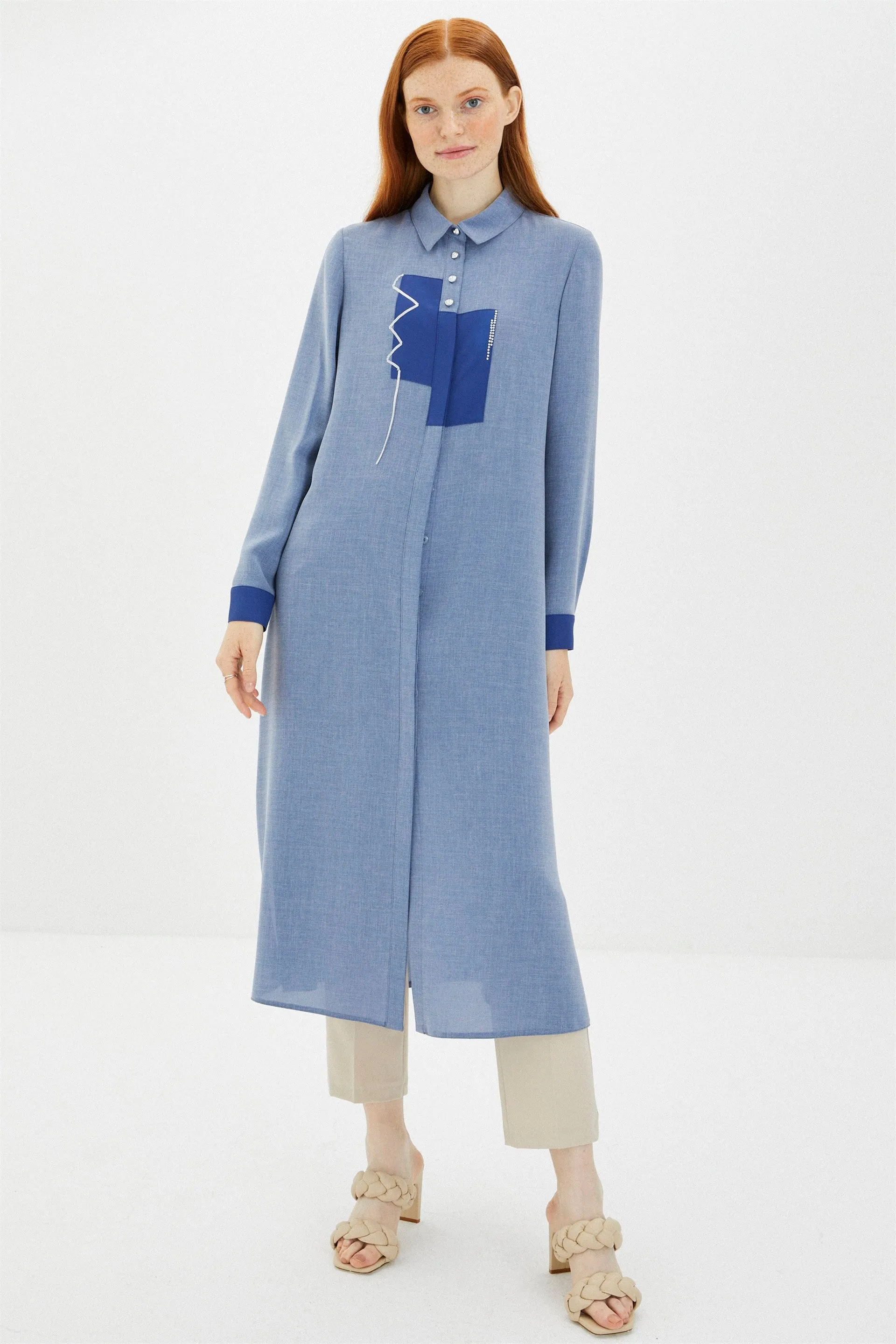 Tuniek wear & go Zuhre premium | Blauw