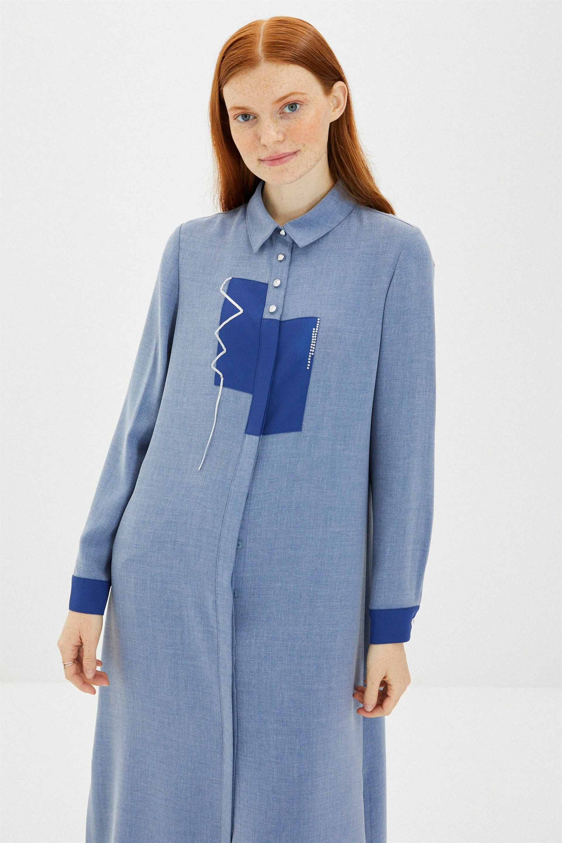 Tuniek wear & go Zuhre premium | Blauw