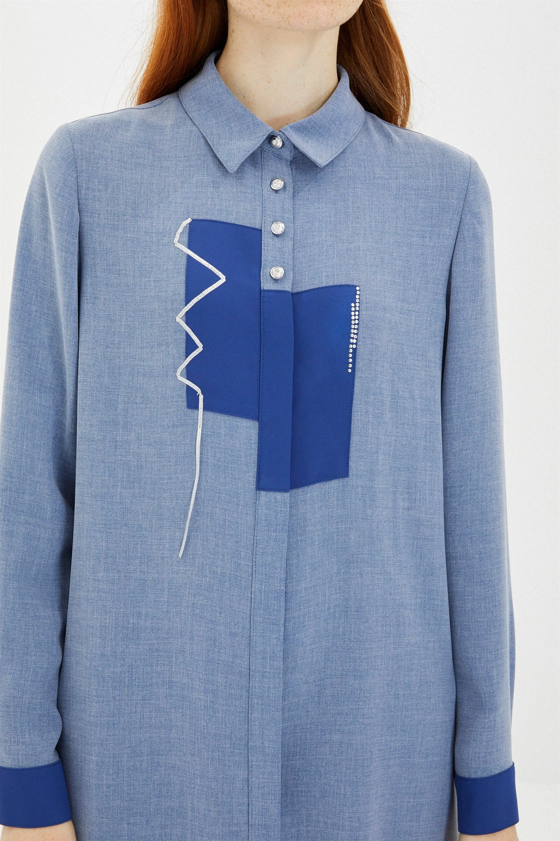 Tuniek wear & go Zuhre premium | Blauw