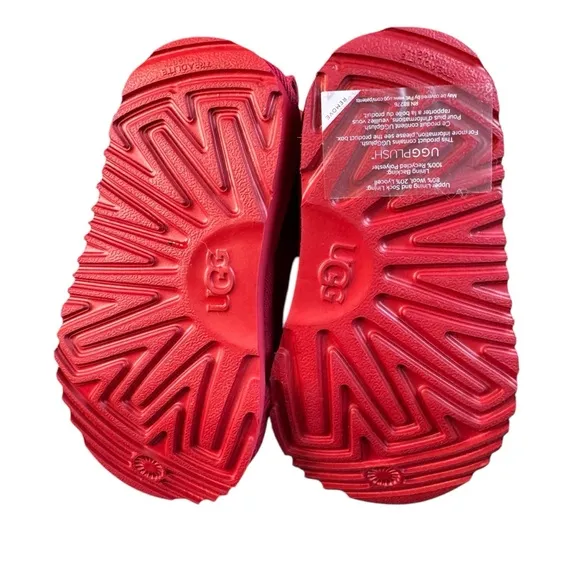 UGG NEW Unisex Neumel II Boots Toddler Size 8 Chukka Boot Red